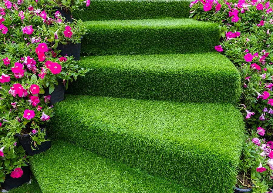 artificial grass stairs img 1
